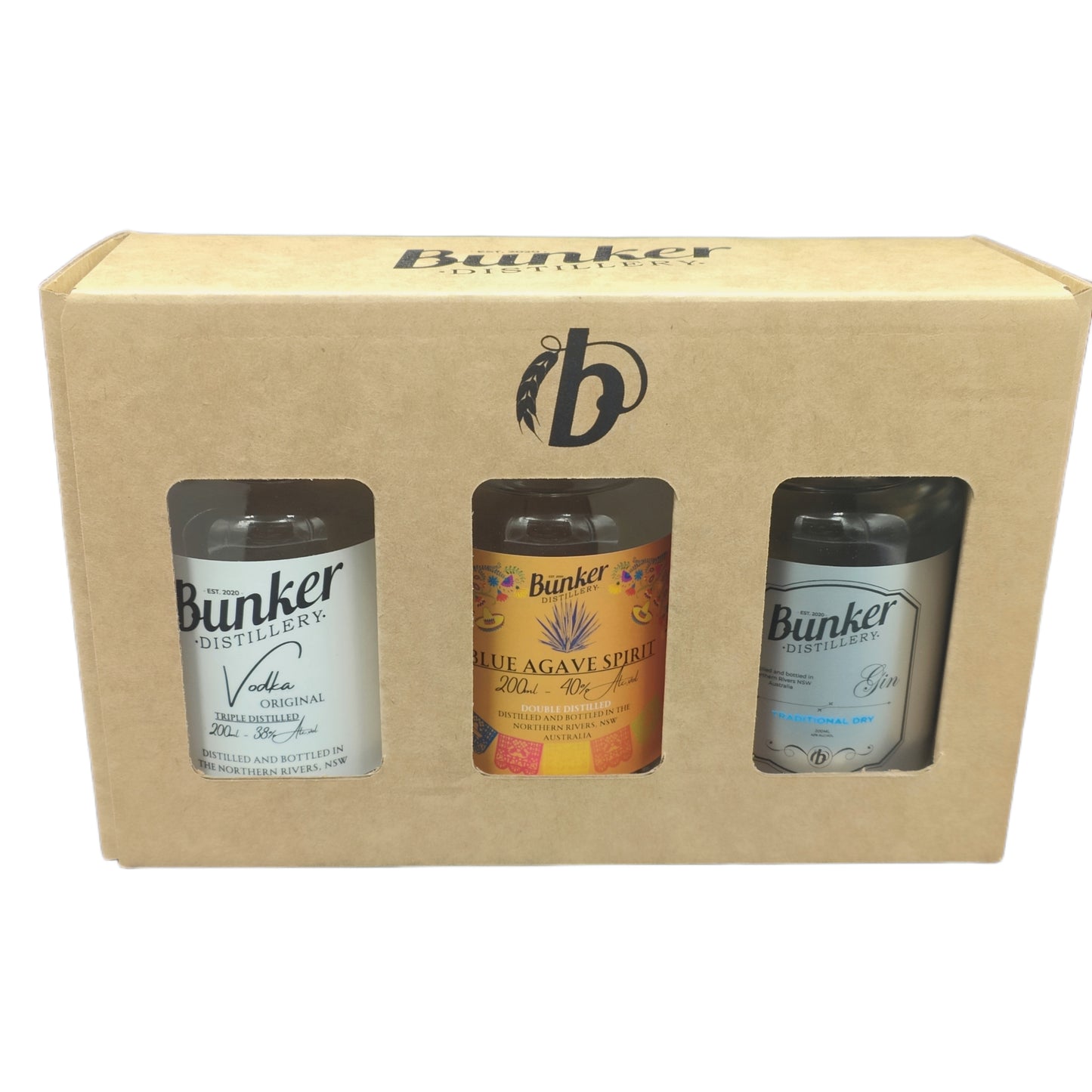 Gift Box - Mixed 3 x 200ml Agave, Gin & Vodka