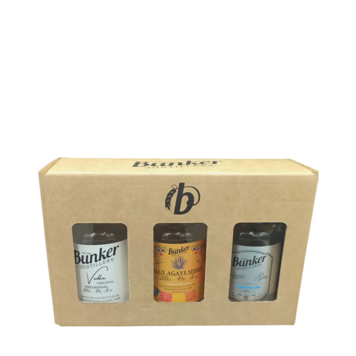 Gift Box - Mixed 3 x 200ml Agave, Gin & Vodka